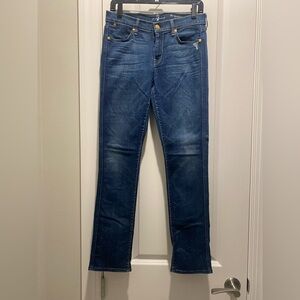 7 For All Mankind The Modern Straight SZ 29 Ladies Blue Jeans